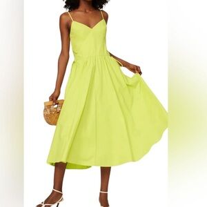 Jason Wu Collective Yellow Midi Dress size 2